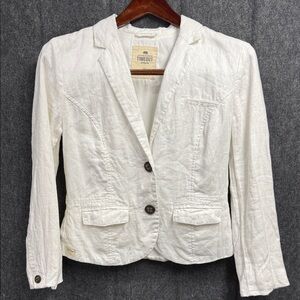 Timeout Women's Elegant White Blazer